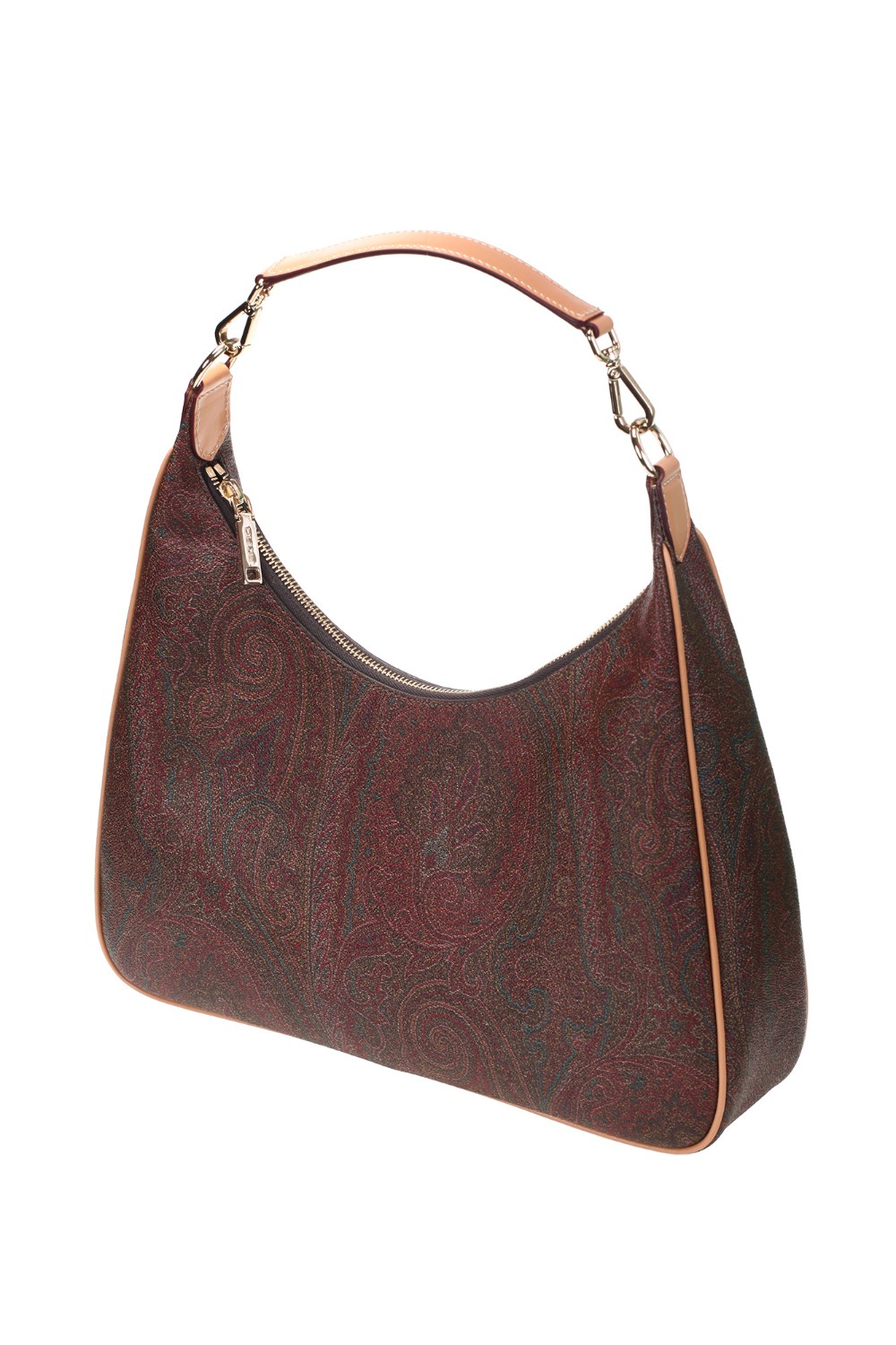 shop ETRO  Borsa: Etro borsa a mano realizzata nell'iconico tessuto Paisley jacquard e impreziosita da dettagli in pelle.
Tessuto di cotone Paisley jacquard spalmato con grana opaca e doppiato in tela.
Finiture: 100% pelle di vitello.
Fodera: 66% cotone, 34% poliestere.
Manico regolabile.
Chiusura con cerniera.
Tasca interna applicata.
Accessori metallici con finitura dorata.
Fodera in tessuto logato ETRO.
DImensioni: 33 x 31 7 cm.
Composizione: 100% Pelle.
Fabbricato in Italia.. 0N800 8010-0600 number 129660